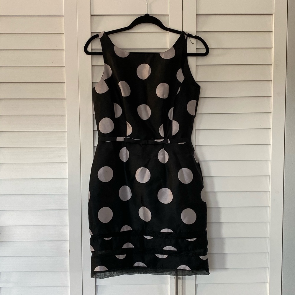 Taylor Polka Dot Dress, Size 4